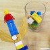 Brick Figure Flatware Spoon Fork Utensil Case Set Toddler Kids Children (NON-TOXIC MATERIAL USED PRODUCT) (Red) - B01GCI4PFO